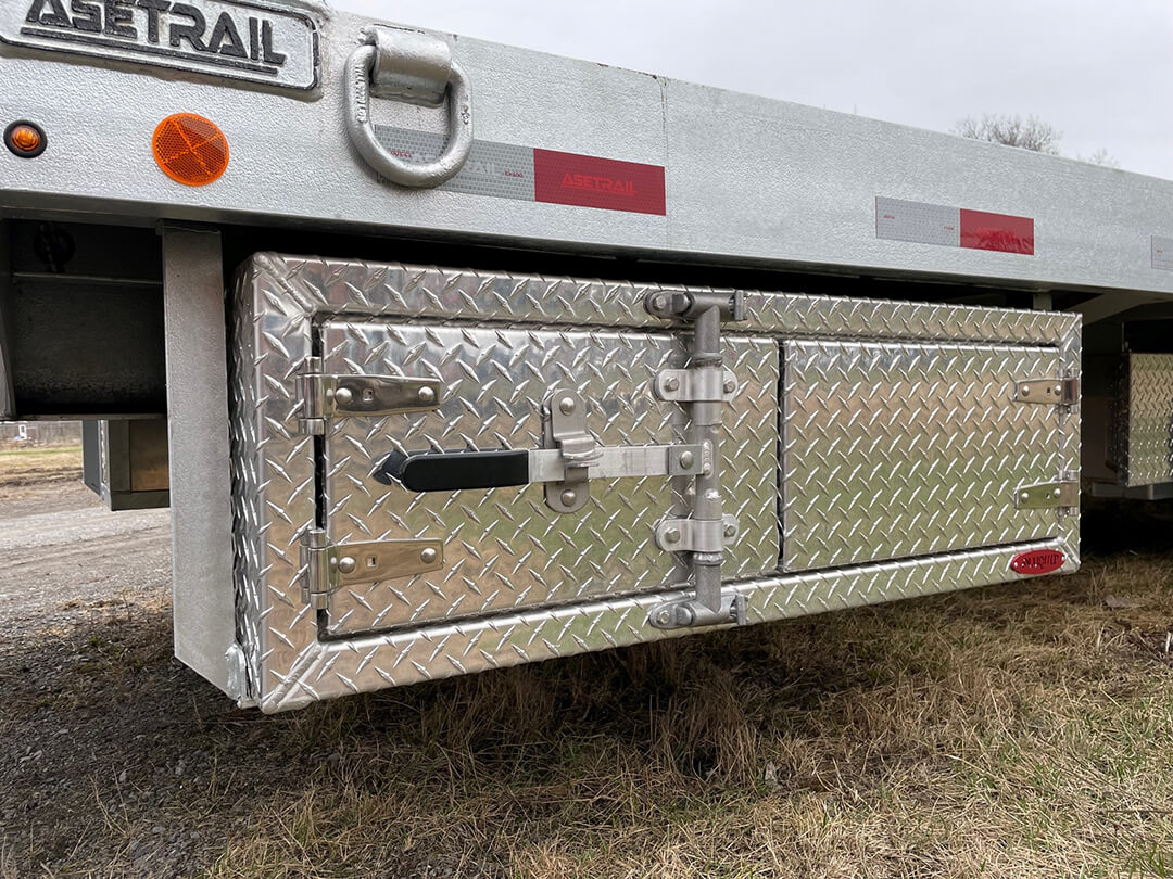 Asetrail fabricant de remorque à matériaux coffre en aluminium